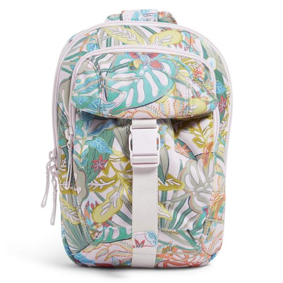3041 Cotton Utility Sling Backpack Rain Forest Canopy - Recycled Cotton main image 4